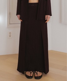 Gongdid Design（ゴンディッドデザイン）の「【Gongdid Design】25AW新作 Pleated maxi skirt プリーツスカート 結婚式 二次会 パーティー フォーマル オケージョン ビジネス（スカート）」
