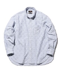 BEAMS PLUS | フリンジ ドット キャンディ ストライプ ボタンダウン シャツ クラシック フィット(シャツ/ブラウス)