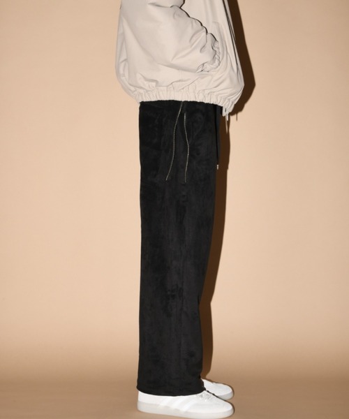 SUPERTHANKS(スーパーサンクス)の「スエード、合成皮革 ワイドZIPパンツFaux Suede Side-zip Wide Pants(その他パンツ・メンズ・ライトカーキ/ブラック/ブラック系その他・M/S/L)」の16枚目の写真
