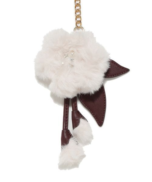 SNIDEL（スナイデル）の「フラワーファーチャーム（チャーム・レディース・ライトブルー/ホワイト/ピンク・F）」の7枚目の写真