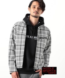 NICOLE CLUB FOR MEN | 【NICOLE SPORTS】ダンボールニットスタンドブルゾン(その他アウター)