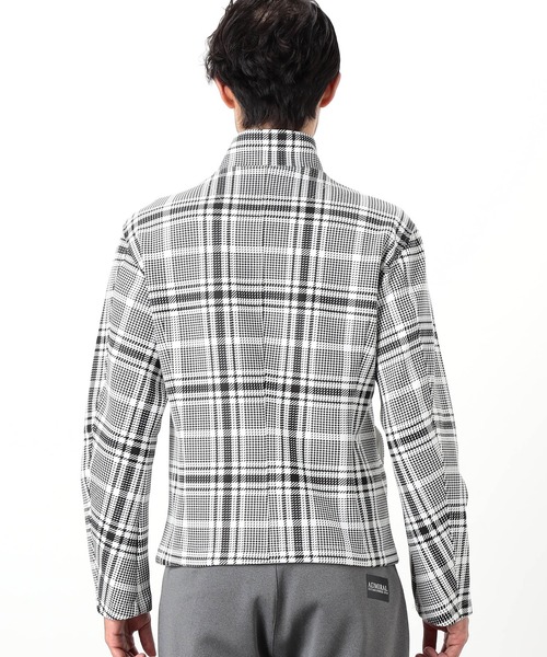 NICOLE CLUB FOR MEN（ニコルクラブフォーメン）の「【NICOLE SPORTS】ダンボールニットスタンドブルゾン（その他アウター・メンズ・オフホワイト/ブラック/ターコイズブルー/その他・MEDIUM/LARGE/X-LARGE）」の7枚目の写真