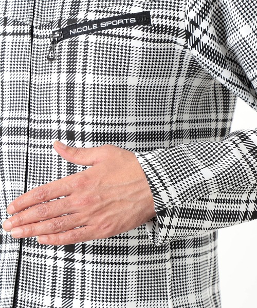 NICOLE CLUB FOR MEN（ニコルクラブフォーメン）の「【NICOLE SPORTS】ダンボールニットスタンドブルゾン（その他アウター・メンズ・オフホワイト/ブラック/ターコイズブルー/その他・MEDIUM/LARGE/X-LARGE）」の19枚目の写真