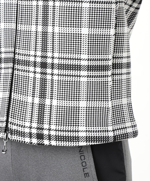 NICOLE CLUB FOR MEN（ニコルクラブフォーメン）の「【NICOLE SPORTS】ダンボールニットスタンドブルゾン（その他アウター・メンズ・オフホワイト/ブラック/ターコイズブルー/その他・MEDIUM/LARGE/X-LARGE）」の10枚目の写真