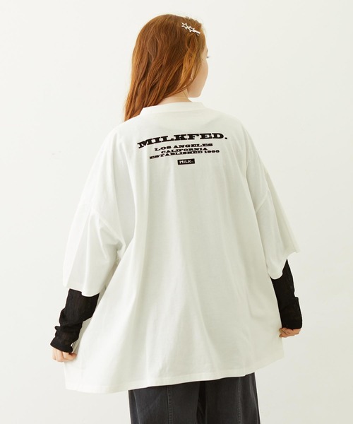PEANUTS(ピーナッツ)の「MILKFED. × PEANUTS JOE COOL COMIC BIG S/S TEE(Tシャツ/カットソー・レディース・レッド/ブラック・ONE SIZE)」の7枚目の写真