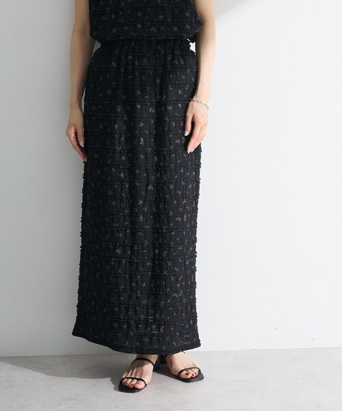 Sugar spoon(シュガースプーン)の「・SUGAR SPOON コバナレースフリルナロースカート(スカート・レディース・ブラック/ピンク系その他2/ベージュ・FREE)」の7枚目の写真