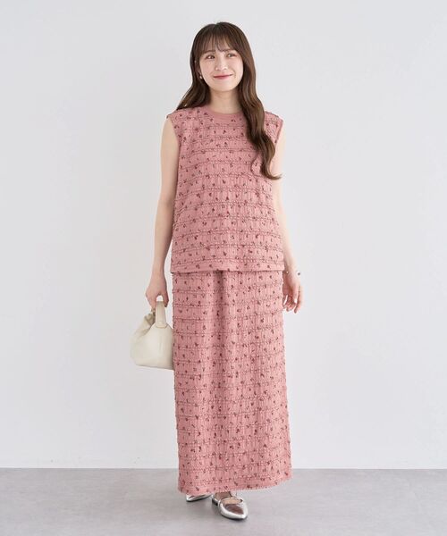 Sugar spoon(シュガースプーン)の「・SUGAR SPOON コバナレースフリルナロースカート(スカート・レディース・ブラック/ピンク系その他2/ベージュ・FREE)」の11枚目の写真