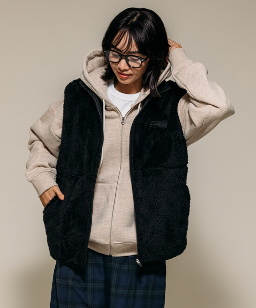 新品❤️TFW49ブラック フリースベスト TKDWフリースベスト（ベスト） | TAKEO KIKUCHI（タケオキクチ