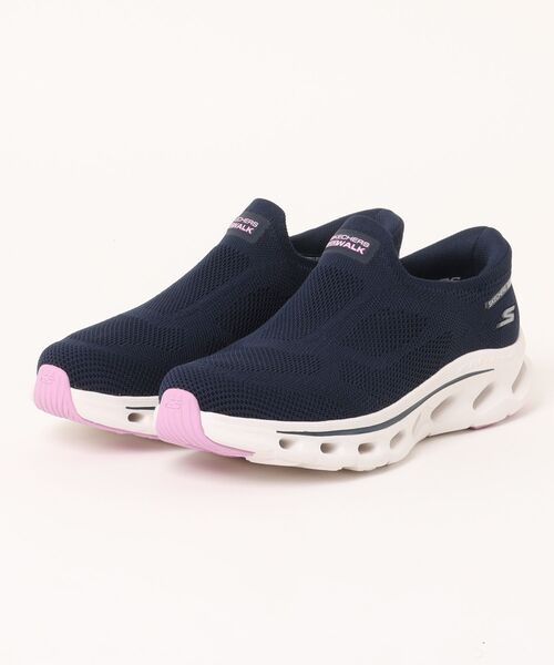 SKECHERS(スケッチャーズ)の「【SKECHERS】スケッチャーズ SLIP-INS:GO WALK GLIDE STEP 2.0 - ANNETTE(スリップインズ:ゴーウォーク グライドステップ2.0 - アネット)スリッポンスニーカー 125120(スニーカー・レディース・ネイビー/モーブ系・23.0cm/24.0cm/25.0cm/22.5cm/23.5cm/24.5cm)」の1枚目の写真