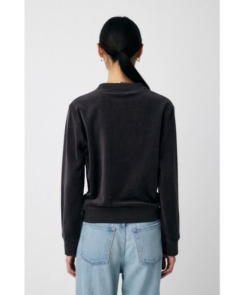 MOUSSY(マウジー)の「VELOUR POLO ロングスリーブTシャツ(Tシャツ/カットソー・レディース・キナリ/レッド/ダークネイビー/グレー・FREE)」の13枚目の写真
