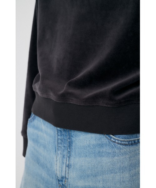 MOUSSY(マウジー)の「VELOUR POLO ロングスリーブTシャツ(Tシャツ/カットソー・レディース・キナリ/レッド/ダークネイビー/グレー・FREE)」の17枚目の写真