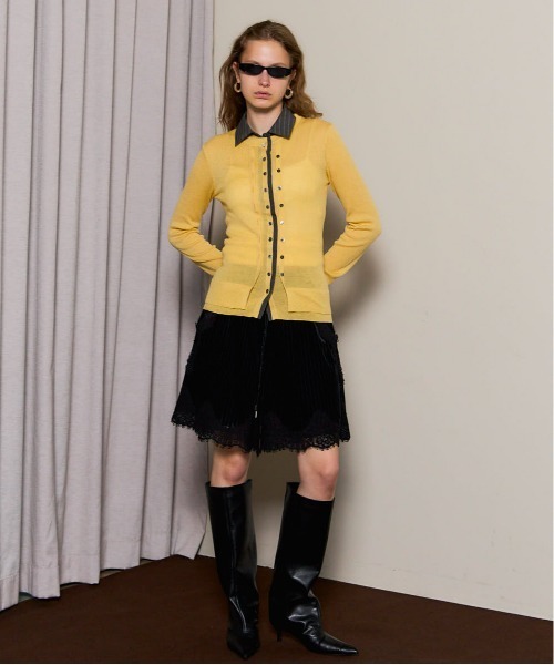 Hem Lace Velour Shorts/ヘムレースベロアショートパンツ