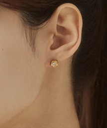 【 金属アレルギー対応 】フラワービジュー ミニピアス サージカルステンレス(両耳用)