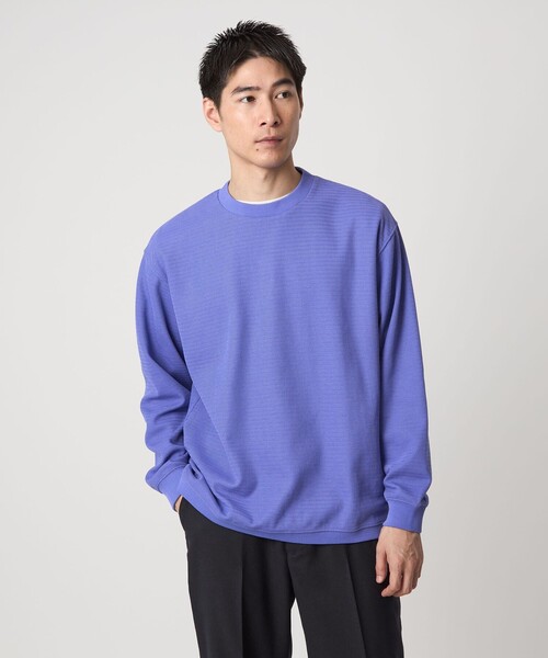 L.C.B. ダークブルー/パープル 長袖Tシャツ L.C.B. ダークブルー/パープル 長袖Tシャツ