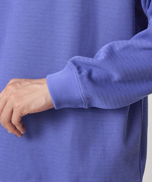 green label relaxing（グリーンレーベルリラクシング）の「ウェーブ サーマル クルーネック Tシャツ（Tシャツ/カットソー・メンズ・ライトピンク/ライトグレー/ブラック/ライトブルー・S/XL/L/M）」の15枚目の写真