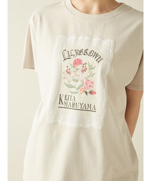 LILY BROWN×KEITA MARUYAMA】バリエーショングラフィックTシャツ