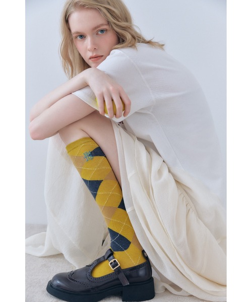 LILY BROWN(リリーブラウン)の「【LILY BROWN×KEITA MARUYAMA】バリエーショングラフィックTシャツ(Tシャツ/カットソー・レディース・ホワイト/ベージュ/ネイビー/ブルー・F)」の18枚目の写真