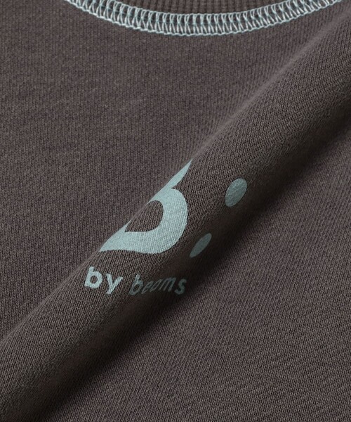 B:MING by BEAMS(ビーミングバイビームス)の「配色ステッチ ロゴ スウェット2025FW(100~140cm)(スウェット・キッズ・サックスブルー/チャコールグレー・120/110/140/100/130)」の13枚目の写真
