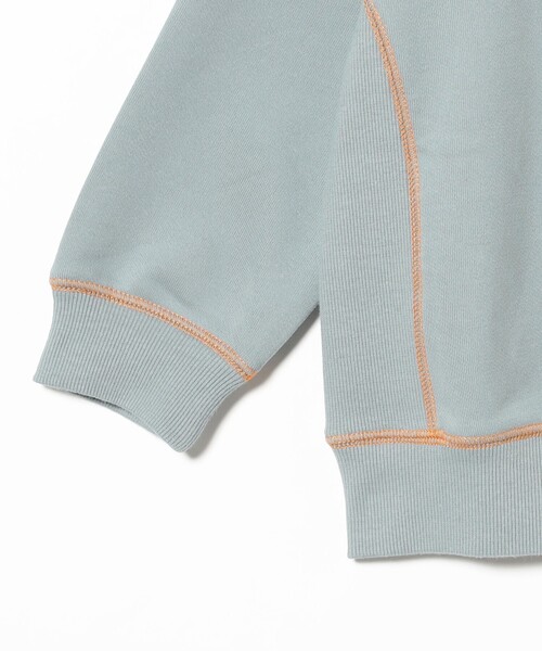 B:MING by BEAMS(ビーミングバイビームス)の「配色ステッチ ロゴ スウェット2025FW(100~140cm)(スウェット・キッズ・サックスブルー/チャコールグレー・120/110/140/100/130)」の10枚目の写真