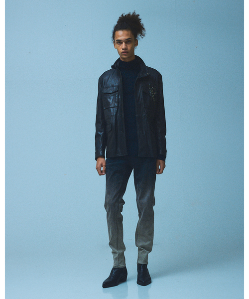 5351 POUR LES HOMMES（ゴーサンゴーイチプールオム）の「【25AW】ホールガーメント タートルネックニット（ニット/セーター・メンズ・ブルー/ブラック/ホワイト・50/48/46/44）」の15枚目の写真