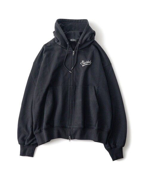 Subciety(サブサエティ)の「Rhinestone zip hoodie(ベスト・メンズ・ブラック/チャコールグレー/グレー・X-LARGE/LARGE/MEDIUM/SMALL)」の16枚目の写真