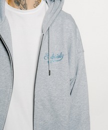 Rhinestone zip hoodie