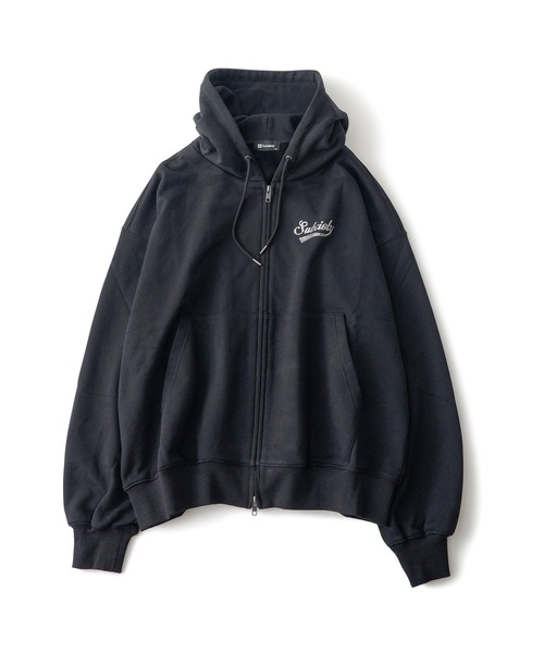 Subciety（サブサエティ）の「Rhinestone zip hoodie（パーカー・メンズ・ブラック/チャコールグレー/グレー・X-LARGE/LARGE/MEDIUM/SMALL）」の9枚目の写真