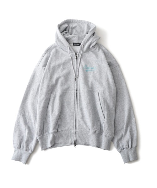 Subciety（サブサエティ）の「Rhinestone zip hoodie（パーカー・メンズ・ブラック/チャコールグレー/グレー・X-LARGE/LARGE/MEDIUM/SMALL）」の10枚目の写真