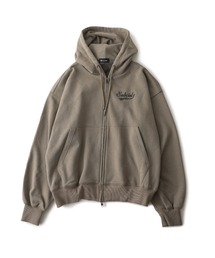 Subciety（サブサエティ）の「Rhinestone zip hoodie（パーカー）」