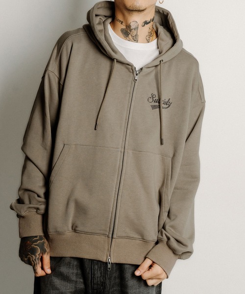 Subciety（サブサエティ）の「Rhinestone zip hoodie（パーカー・メンズ・ブラック/チャコールグレー/グレー・X-LARGE/LARGE/MEDIUM/SMALL）」の14枚目の写真