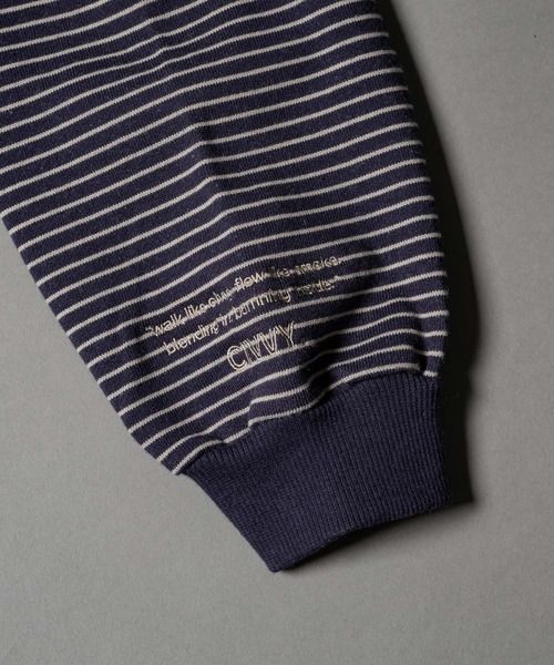 CIVVY.（シヴィ―）の「Lettering Logo Sweatshit - レタリングスウェットシャツ -（スウェット・メンズ・グレー/ネイビー・LARGE/MEDIUM）」の11枚目の写真