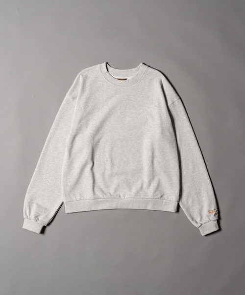 CIVVY.（シヴィ―）の「Lettering Logo Sweatshit - レタリングスウェットシャツ -（スウェット・メンズ・グレー/ネイビー・LARGE/MEDIUM）」の8枚目の写真