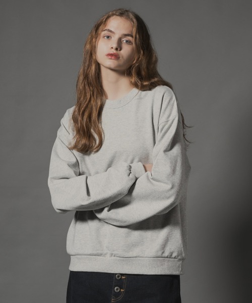 CIVVY.（シヴィ―）の「Lettering Logo Sweatshit - レタリングスウェットシャツ -（スウェット・メンズ・グレー/ネイビー・LARGE/MEDIUM）」の22枚目の写真