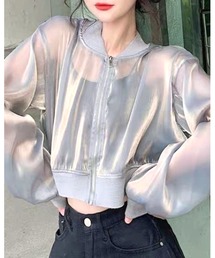 CHEER（チアー）の「ヨーク開きシアーブルゾン（ブルゾン）」