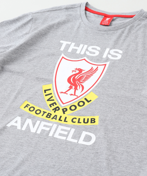 417 EDIFICE(フォーワンセブンエディフィス)の「【Liverpool FC / リバプール FC】 THIS IS ANFIELD RED(Tシャツ/カットソー・メンズ・チャコールグレー/レッド・SMALL/MEDIUM/XX-LARGE)」の5枚目の写真