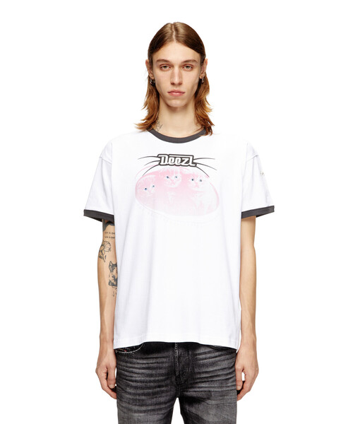 メンズ Tシャツ T-NORM-CUFF（Tシャツ/カットソー）｜DIESEL