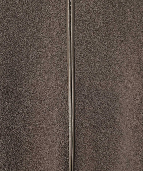 LEPSIM（レプシィム）の「切り替えライトボアコート　582390（その他アウター・レディース・モカ/ベージュ/アイボリー/チャコールグレー・FREE）」の15枚目の写真