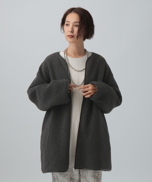 セール】切り替えライトボアコート 582390（その他アウター）｜LEPSIM