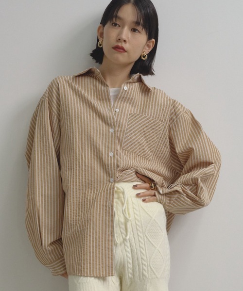 ストライプシャツ（シャツ/ブラウス）｜Shelly island（シェリー