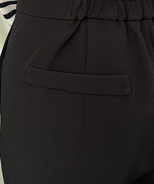 prose verse（プロズヴェール）の「フロントパールハイウエストサス付きパンツ（サロペット/オーバーオール・レディース・ブラック・PL/PM/LARGE/MEDIUM）」の14枚目の写真