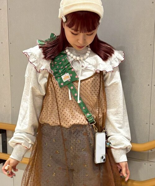 HELLO.SANFRANCISCO（ハローサンフランシスコ）の「(momo企画)【HELLO.SANFRANCISCO】スマホショルダー付き推し活トートBAG（ショルダーバッグ・レディース・ピンク/イエロー/ネイビー・ONE SIZE）」の5枚目の写真