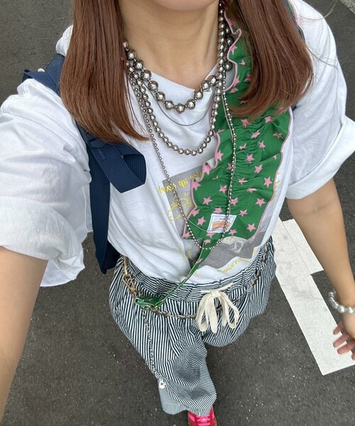 HELLO.SANFRANCISCO（ハローサンフランシスコ）の「(momo企画)【HELLO.SANFRANCISCO】スマホショルダー付き推し活トートBAG（ショルダーバッグ・レディース・ピンク/イエロー/ネイビー・ONE SIZE）」の6枚目の写真