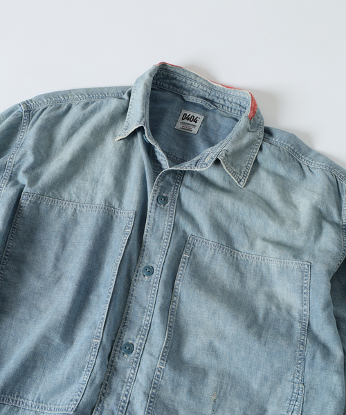 Anachronorm（アナクロノーム）の「0404 ANACHRONORM / アナクロノーム × J.S.Homestead / シャンブレーシャツ（シャツ/ブラウス・メンズ・サックスブルー・MEDIUM）」の6枚目の写真