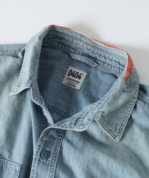 Anachronorm（アナクロノーム）の「0404 ANACHRONORM / アナクロノーム × J.S.Homestead / シャンブレーシャツ（シャツ/ブラウス・メンズ・サックスブルー・MEDIUM）」の7枚目の写真