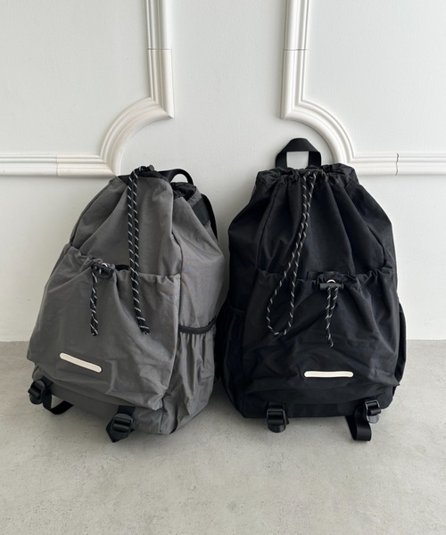 セール】【A4収納】ユニセックス 大容量ナップサック バッグパック