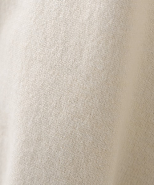 OMNES(オムネス)の「ハイゲージポロニット1つボタンプルオーバー(ニット/セーター・レディース・オフホワイト/レッド/ブラウン/ダークグレー・FREE)」の11枚目の写真