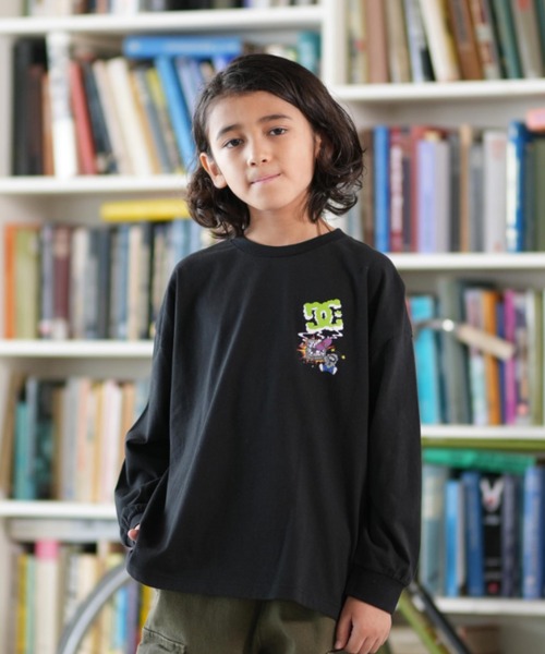 セール】DC/ディーシー 25 KD CLASH DECK LS キッズ ロンT