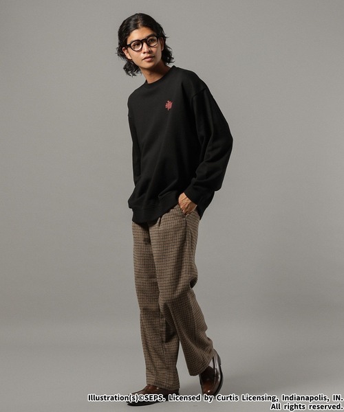 RAGEBLUE（レイジブルー）の「【THE SATURDAY EVENING POST】コラボプリントスウェット（スウェット・メンズ・ブラック/ホワイト/レッド/ブラウン・LARGE/MEDIUM）」の11枚目の写真