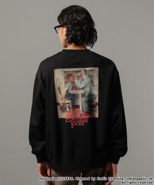 RAGEBLUE（レイジブルー）の「【THE SATURDAY EVENING POST】コラボプリントスウェット（スウェット・メンズ・ブラック/ホワイト/レッド/ブラウン・LARGE/MEDIUM）」の16枚目の写真