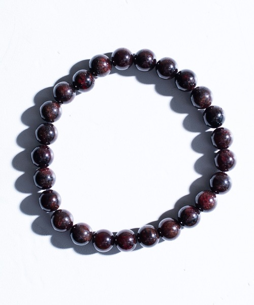 NILWAY（ニルウェイ）の「天然石ブレスレット（ブレスレット・メンズ・シルバーグレー/ブラウン系/ホワイト系/ブラウン系1・FREE）」の5枚目の写真